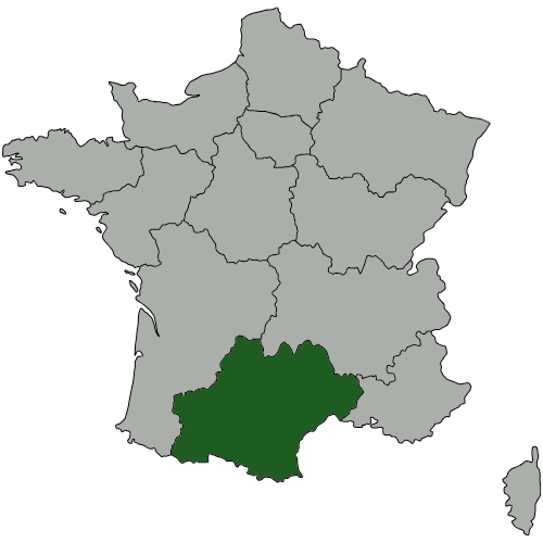 Carte des zones d'intervention de DAVID ELAGAGE - Béarn, Pays Basque et Landes