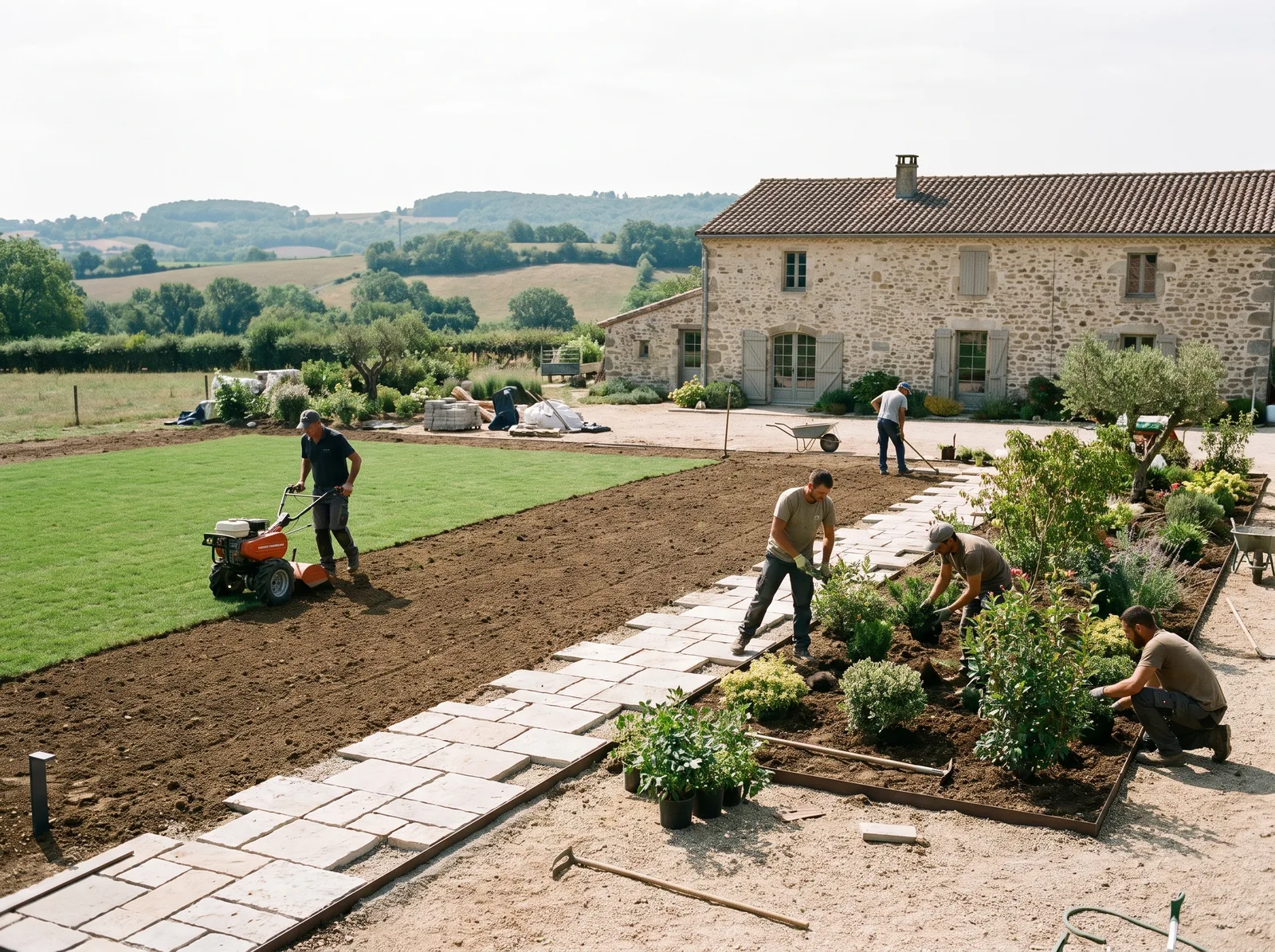 Création et aménagement de jardin par Les Jardins d'Ossau
