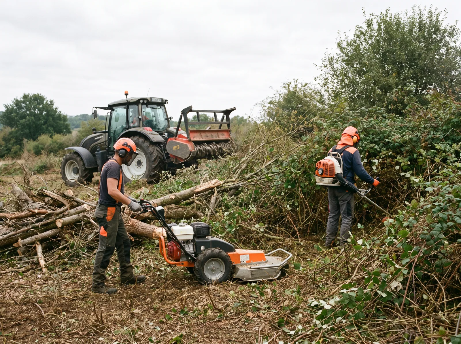 Débroussaillage par Les Jardins d'Ossau