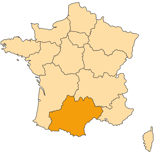 Carte des zones d'intervention de Ets Jean Habitat en Aveyron