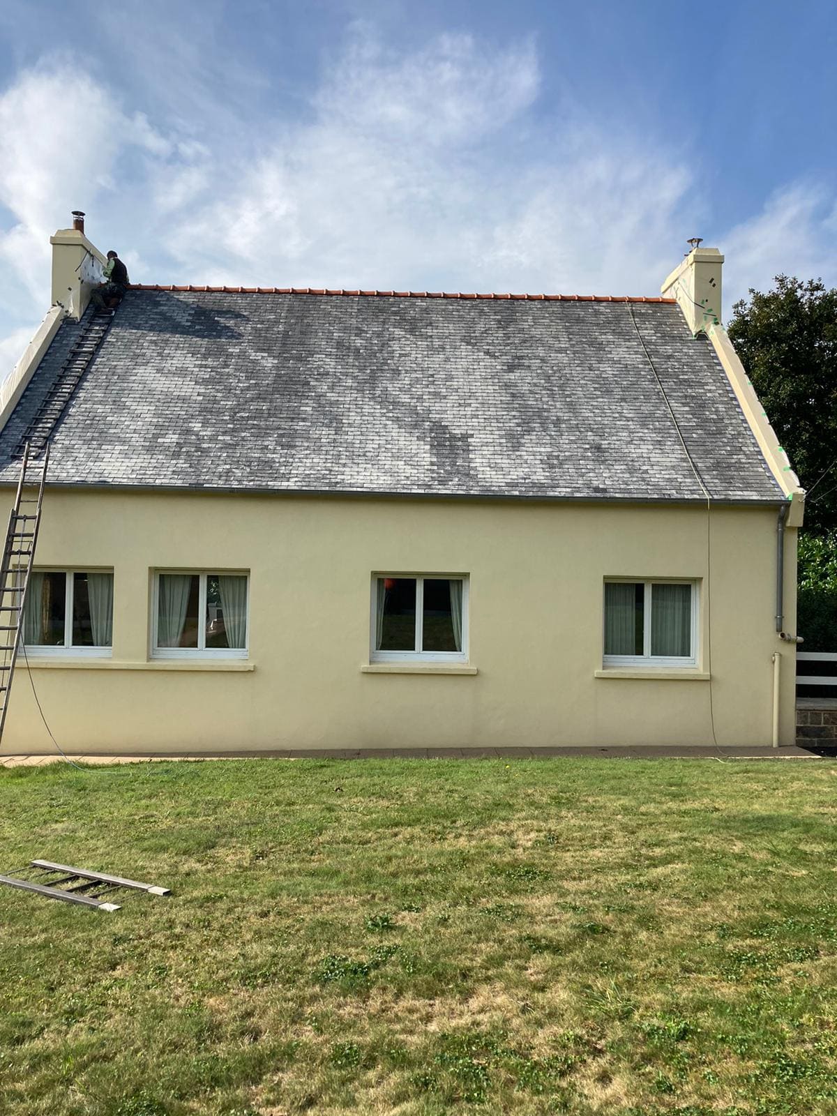 Rénovation toiture ardoise - GROS BOIS RENOVATION