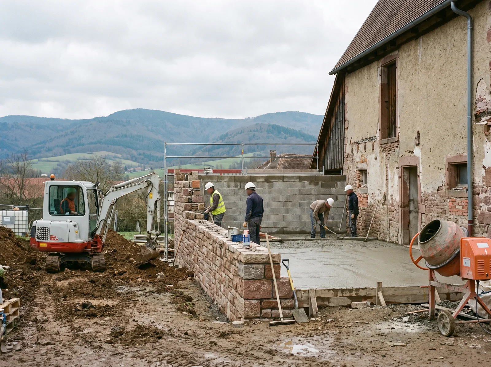 Maçon & Terrassier d'Alsace à Maçonnerie générale