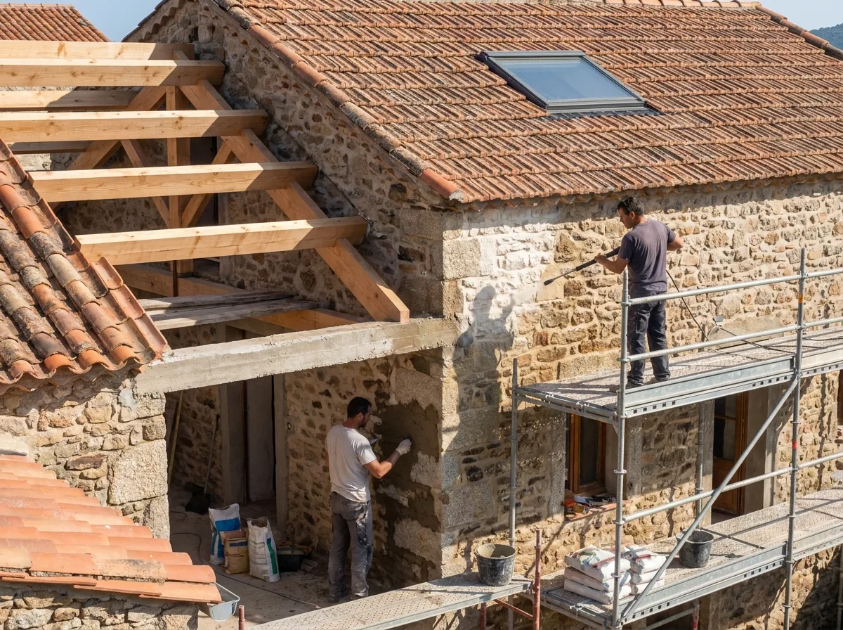 Nettoyage et rénovation de façade