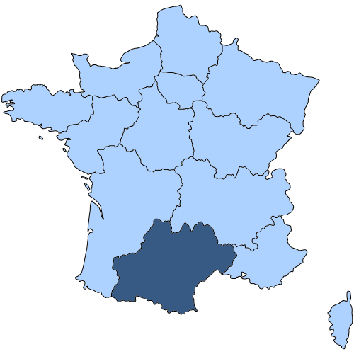 Carte des zones d'intervention de MD PROTEC TOITURE en Haute-Garonne