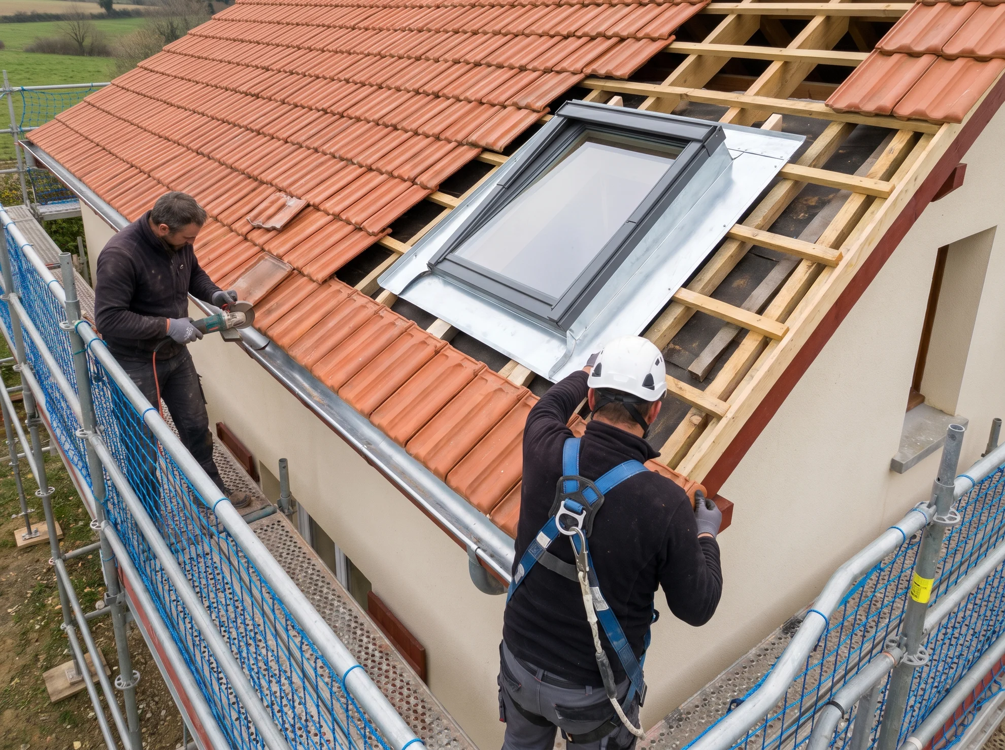 Illustration : fenêtres de toit (velux)