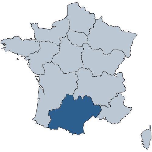 Carte des zones d'intervention de SC PRO HABITAT en Haute-Garonne
