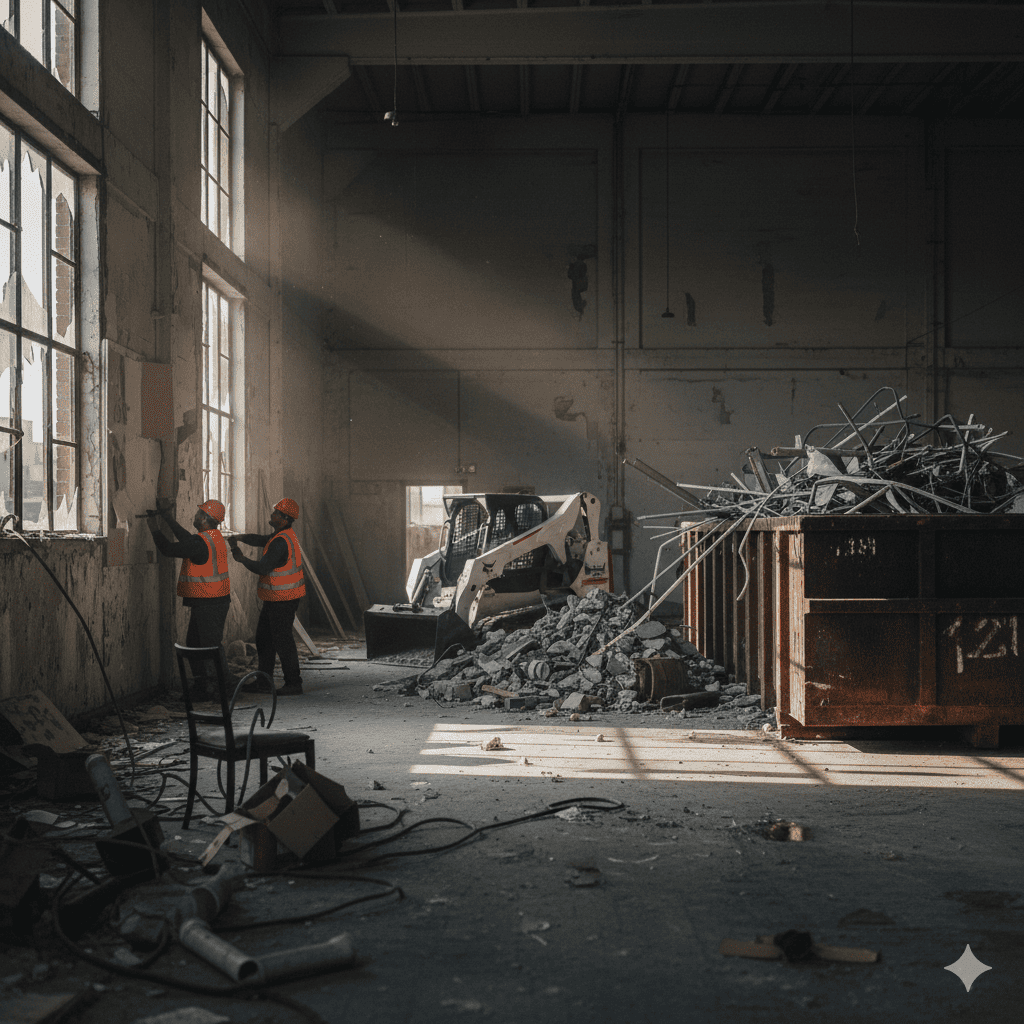 Problèmes démolition débarras STM PRO ENVIRONNEMENT Lot