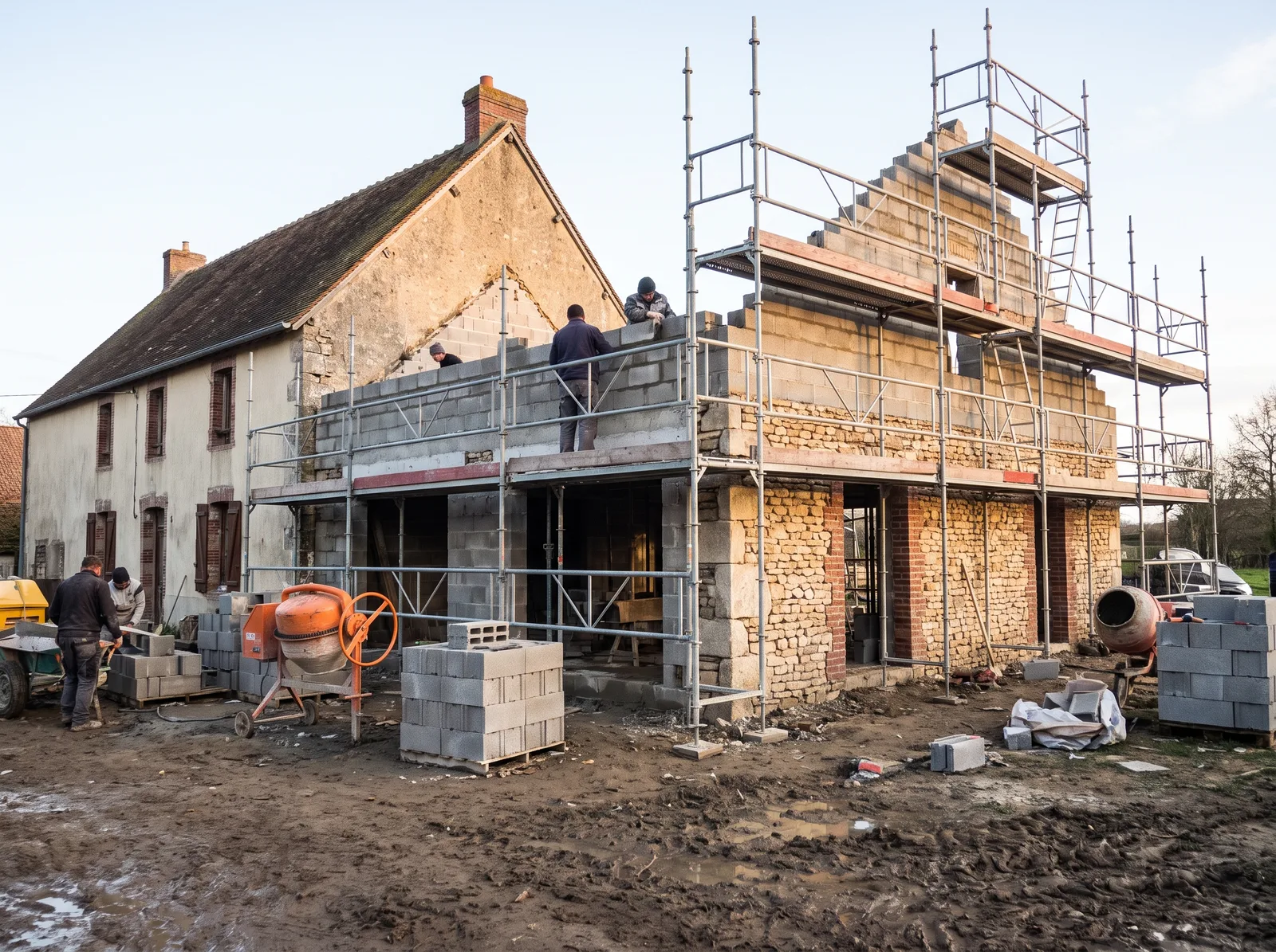 Extensions de maison · Maçonnerie Candau