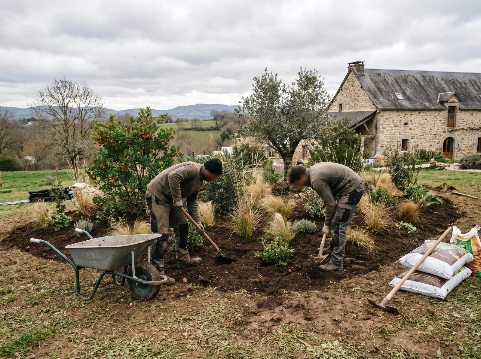 Plantations et massifs · Les Jardins d'Ossau