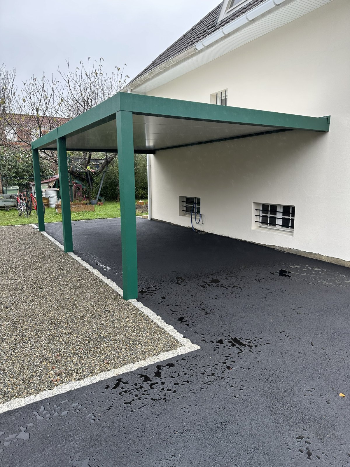 Réalisation VMV Habitat : pergola posée près de Pau (64)