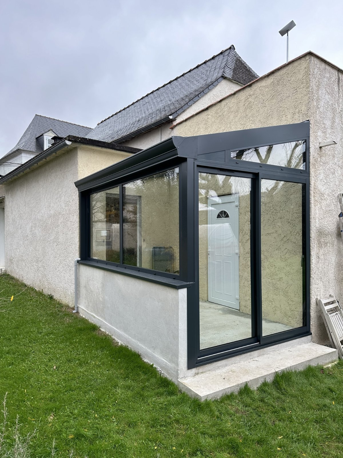 Réalisation VMV Habitat : véranda posée près de Pau (64)